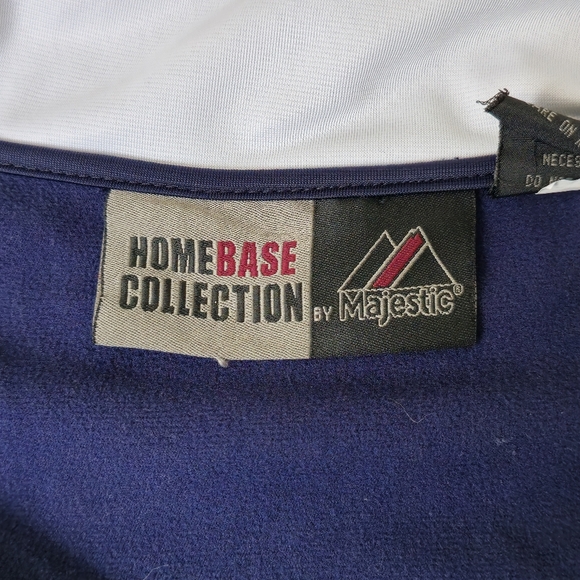 Majestic Chicago Cubs Track Blue Jacket Men's Size Medium - Picture 12 of 16